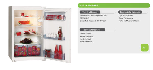 Frigorifer Montues - ECO FR875L - Image 2