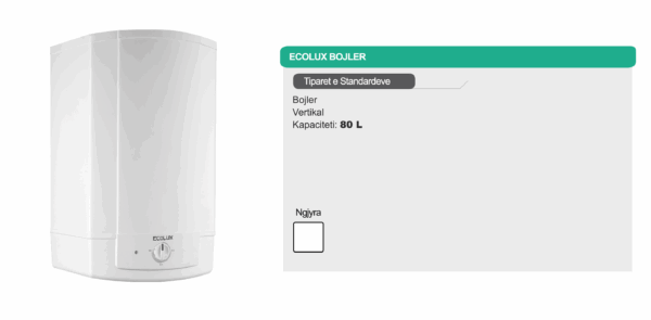 Bojler 80L Ecolux - ECO 80KVB - Image 2