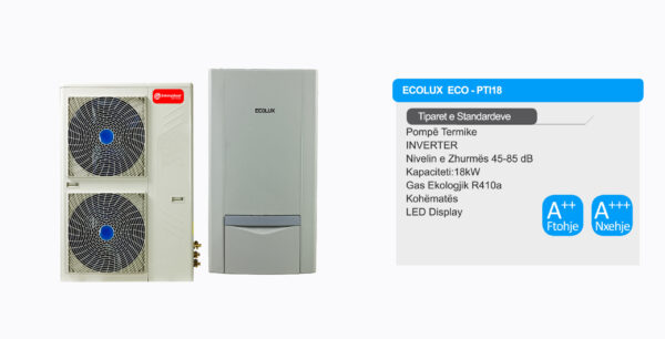 Pompë Termike 18KW Ecolux - ECO PTI18 - Image 2
