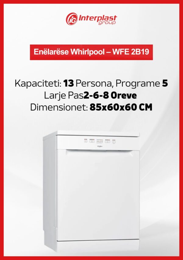 Enëlarëse Whirlpool - WFE 2B19 - Image 2
