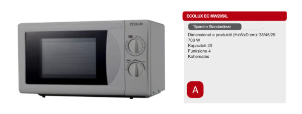 Mikrovalor Silver Ecolux - EC MW20SIL - Image 2