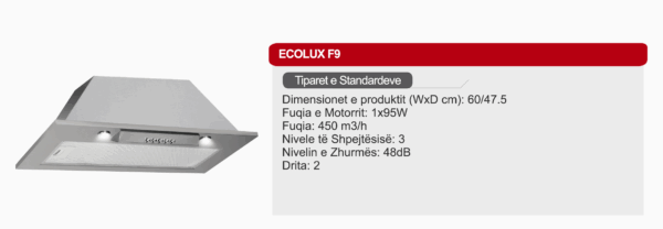 Aspirator Ecolux Full - F9 52CM FULL - Image 2