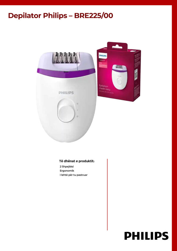 Depilator Philips – BRE225/00 - Image 2
