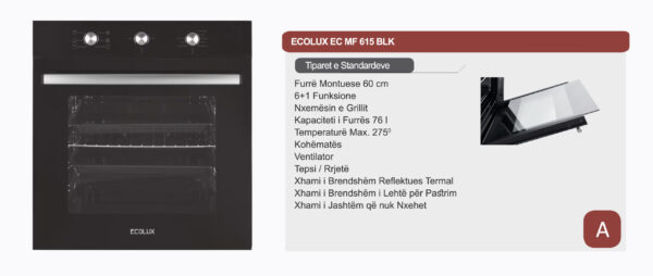 Furrë Montuese Ecolux – EC MF 615 BLK - Image 2