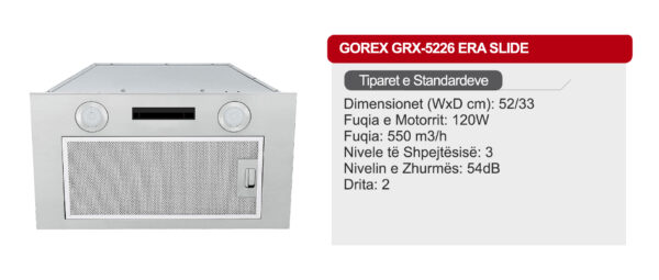 Aspirator Gorex – GRX52/26 ERA SLIDE - Image 2