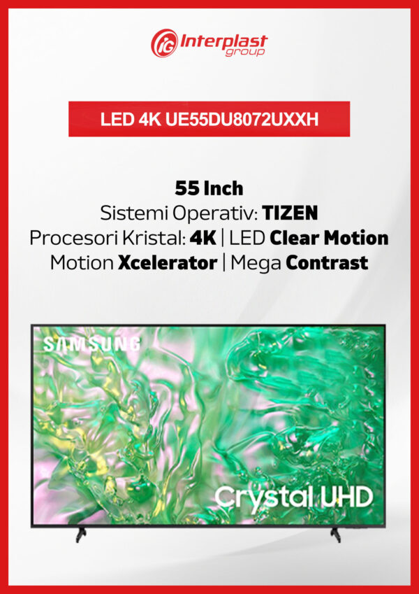 LED 4K Smart TV 55″ Samsung Seria 8 – UE55DU8072UXXH - Image 2