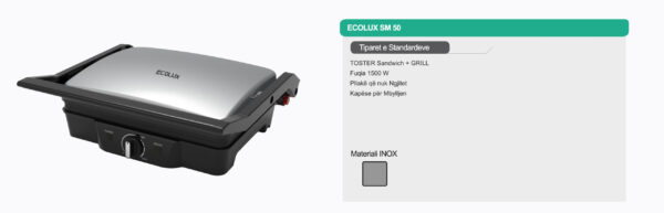 Toster Ecolux – SM50 - Image 2