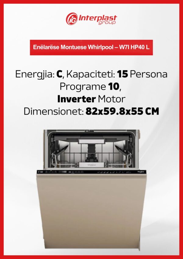 Enëlarëse Montuese Whirlpool - W7I HP40 L - Image 2