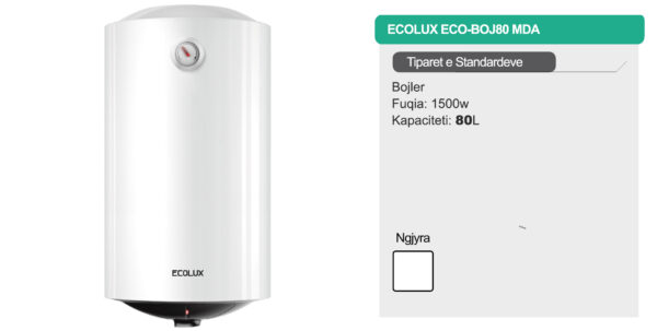 Bojler Ecolux 80L - ECO BOJ80 MDA - Image 2