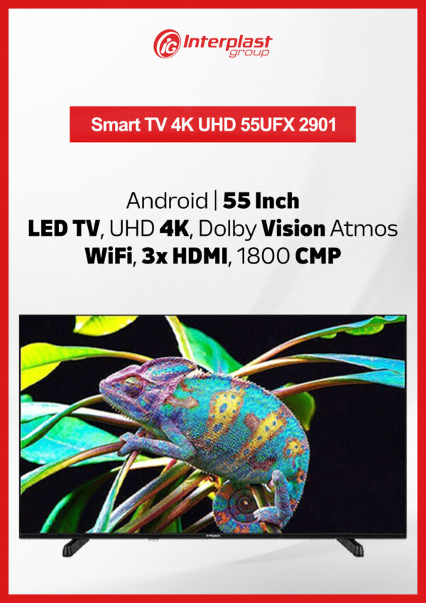 4K UHD Andorid TV Finlux 55″ – 55UFX 2901 - Image 2