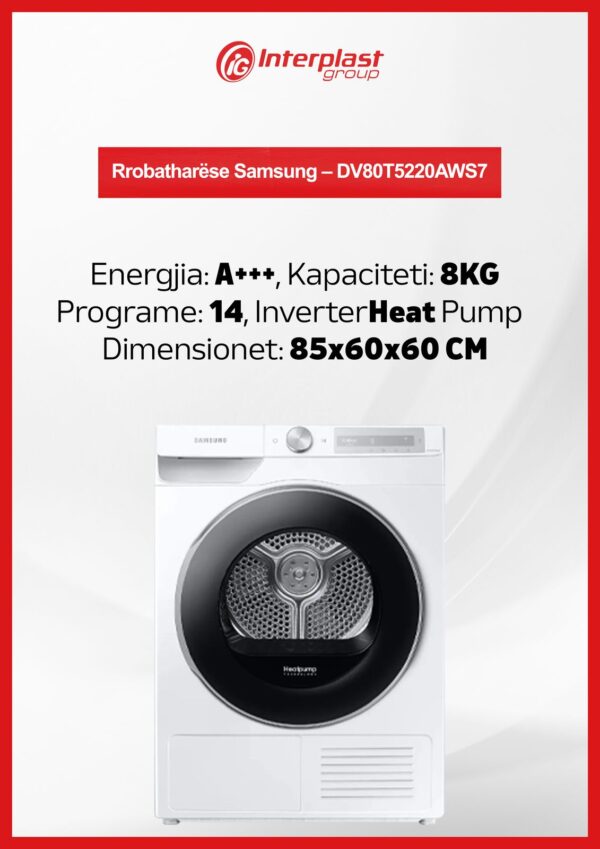 Rrobatharëse Samsung - DV80T5220AWS7 - Image 2