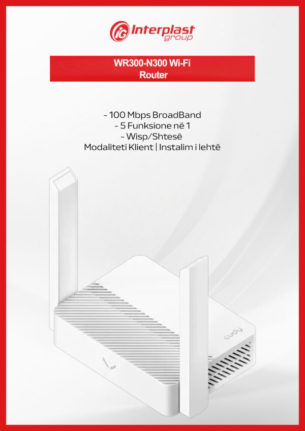 WiFi Router Cudy Multi Mode - WR300-N300 - Image 2