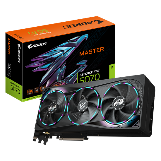 GIGABYTE Graphic Card AORUS GeForce RTX 5070 MASTER